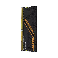 Asgard 阿斯加特 16GB(8GBx2)套装 DDR4 3200 台式机内存条 金伦加-黑橙甲