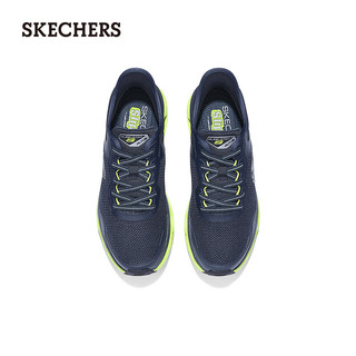 斯凯奇（Skechers）闪穿鞋|2024男女同款运动鞋休闲232922 海军蓝色/柠檬色/NVLM 43