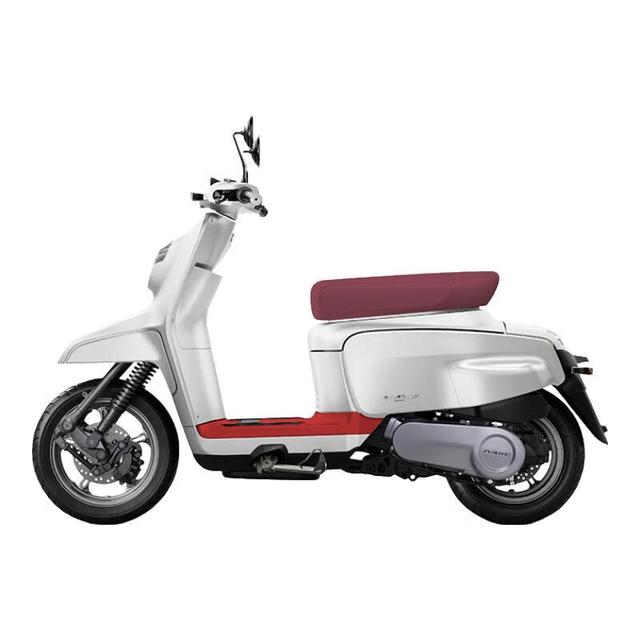 ARIIC 力刻 朱丽奥摩托125CC复古踏板车无钥匙启动自动启停多连杆减震前后ABS 银红流韵