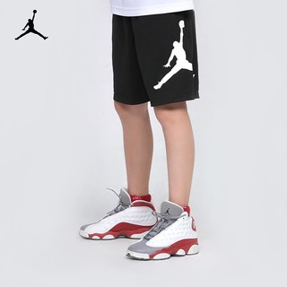 NIKE JORDAN 耐克AJ童装男童DRI-FIT速干运动短裤夏季儿童五分裤 正黑色 160/66(L)