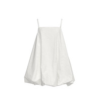 URBAN REVIVO 女士甜酷少女感系带A字廓形连衣裙 UYV740013 本白 L