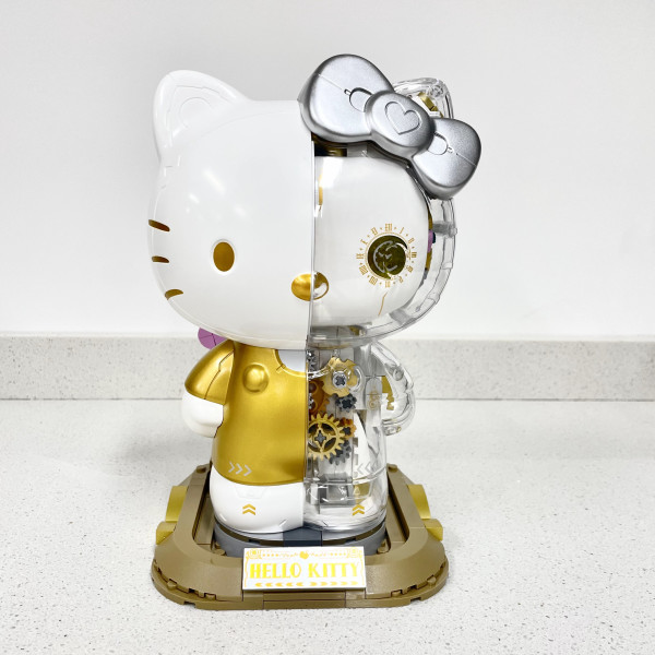 拼插积木_50周年收藏级积木，TOPTOY Hello Kitty白金大体开箱分享-什么 