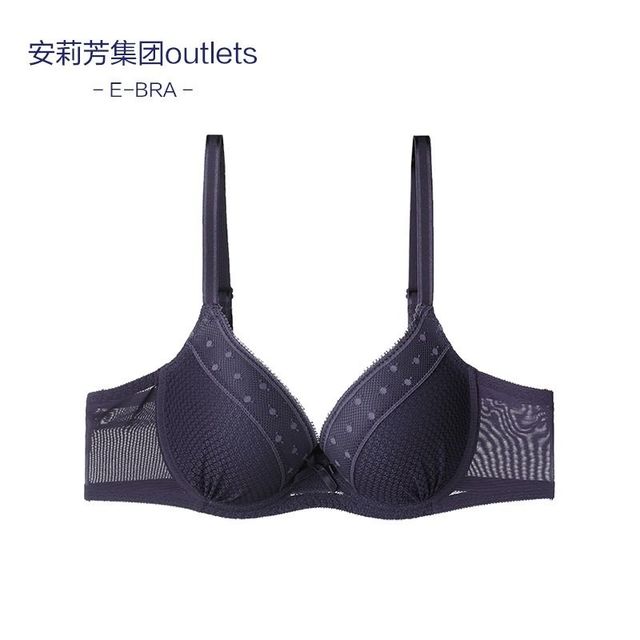 百亿补贴：E-BRA 安莉芳Outlets旗下E-BRA小胸厚杯聚拢文胸蕾丝波点内衣