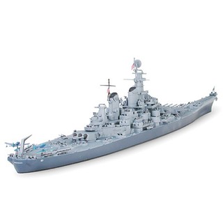 螃蟹王国 田宫 军舰拼装模型 美国密苏里号超级战列舰31613 1/700