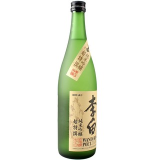 李白【行货】日本清酒烧酒洋酒 纯米吟酿清酒 年货 李白纯米吟酿清酒720ml