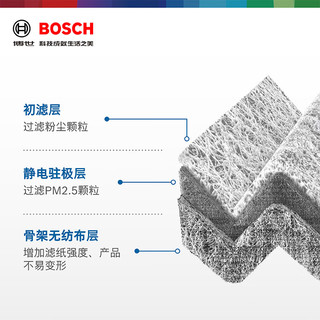 博世（BOSCH）单效空调滤芯汽车空调滤清器格5622适配吉利帝豪EC8博瑞等