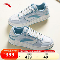 ANTA安踏樊振东同款街顽Lite板鞋男鞋夏季厚底运动休闲鞋112438052 沙粒灰/象牙白/薄蓝色-4 7.5(男40.5)