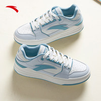 ANTA安踏樊振东同款街顽Lite板鞋男鞋夏季厚底运动休闲鞋112438052 沙粒灰/象牙白/薄蓝色-4 7(男40)
