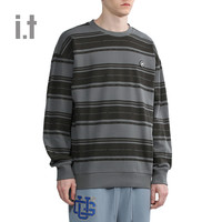 it UNDERGARDEN男装圆领卫衣秋冬时尚休闲条纹上衣00254X