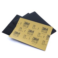 3M 砂纸 9"×11"水磨砂纸 汽车漆面打磨抛光钣喷研磨砂纸101Q P180 5片装