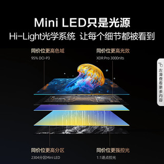 海信【ULED X Mini LED电视 100E8N】+【极空间私有云家庭影视库Z4Pro 4T版】