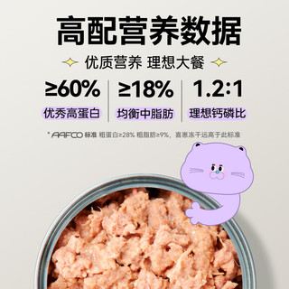 喜崽全价猫主食罐头宠物猫粮湿粮零食罐头 兔肉+鹿肉+乳鸽175g*6罐