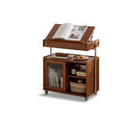 YESWOOD 源氏木语 法韵系列 Y219M03 可移动床头柜 柚木色 68*35*71.7cm
