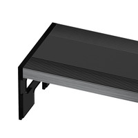 CADE 彩鲽 彩蝶防水草缸节能led全支架照明光谱增艳水草灯鱼缸灯通用型 黑色通用型 1200mm长度鱼缸适用