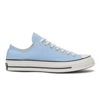 限尺码、PLUS会员：CONVERSE 匡威 1970S 男女款冰川蓝帆布鞋 A12493C