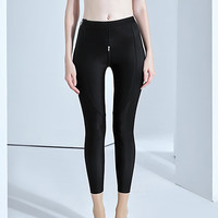 怀美一期术后大腿塑身裤女长裤抽吸平脂术后束身裤收腹美体秋HRC01 黑色 S