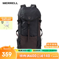 迈乐（Merrell）运动户外登山包大容量多功能包户外双肩包实用背包 MSAM24SS99-1黑灰