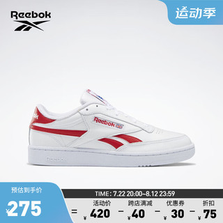 Reebok 锐步 官方板鞋滑板鞋休闲鞋男鞋女鞋舒适低帮CLUB C H0416 GY9646 H04170 中国码:44(28.5cm),US:10.5