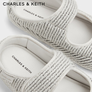 CHARLES&KEITH24秋新品CK1-70900531休闲软底玛丽珍浅口懒人鞋女