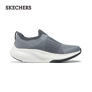 斯凯奇（Skechers）男女运动鞋黑色健步鞋潮流一脚蹬鞋216582 灰色/GRY 40