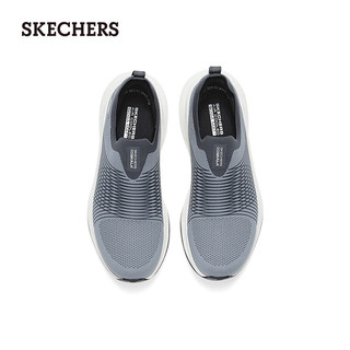 斯凯奇（Skechers）男女运动鞋黑色健步鞋潮流一脚蹬鞋216582 灰色/GRY 40