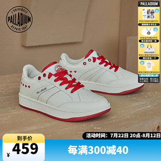 PALLADIUM 帕拉丁 休闲鞋平跟圆头低帮男女款板鞋99249&09249 米白/红 42