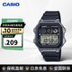 CASIO 卡西欧 手表休闲钢带防水小银表小方块多功能学生男士手表 AE-1300WH-8AVDF