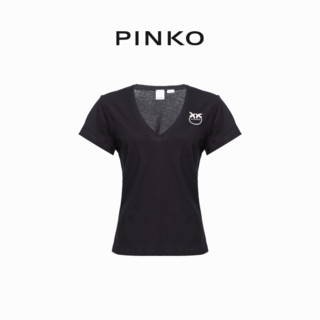 PINKO 2024春夏宽松休闲短袖102950A1N8