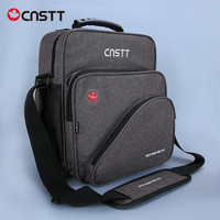 CnsTT凯斯汀乒乓球包运动包单肩包多功能背包训练包大容量手提包教练包 暮光苍灰 旗帜徽章