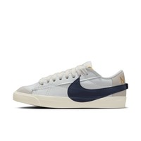 NIKE 耐克 W BLAZER LOW '77 JUMBO OLY 女子休闲运动鞋 FZ6773-100 山峰白/黑曜石色/帆白/金属金/幻影灰白 38.5