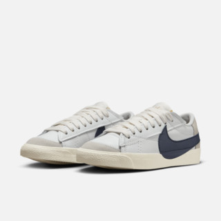 NIKE 耐克 W BLAZER LOW '77 JUMBO OLY 女子休闲运动鞋 FZ6773-100 山峰白/黑曜石色/帆白/金属金/幻影灰白 38