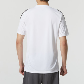 88VIP：adidas 阿迪达斯 Tiro 24男装新款三条纹足球运动短袖球衣T恤IS1019