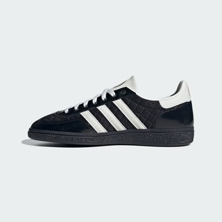 adidas ORIGINALS Handball Spezial 中性德训鞋 JP5669 黑色/亮白/金 40