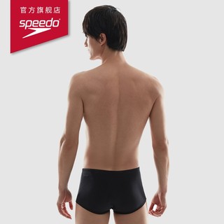 速比涛（Speedo）男士泳裤 ECO环保系列 轻盈抗氯防晒 纯色三角泳裤男 黑色 40