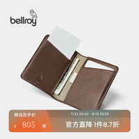 Bellroy澳洲Slim Sleeve Premium Edition超薄短夹卡包 深木棕（米咖里）