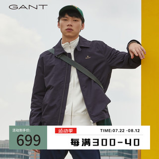 GANT甘特男士时尚复古通勤美式休闲翻领短款夹克外套|7006077 433夜蓝色 XL