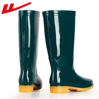 回力女士雨鞋成人雨靴防水鞋胶鞋套鞋水靴HXL81S 绿