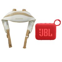 大宇颈椎按摩器NM01*GO4 音乐金砖四代活力红 组套