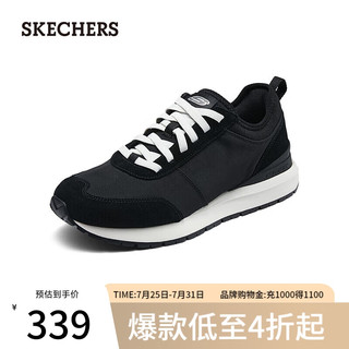 SKECHERS 斯凯奇 男子跑步鞋户外运动鞋缓震跑鞋210676 黑色/BLK 40