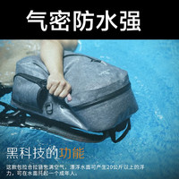 DNOBO户外多功能气密全防水24升背包男防磨耐刮登山包大容量出差旅行双  【FBS24D 格纹】气密防水