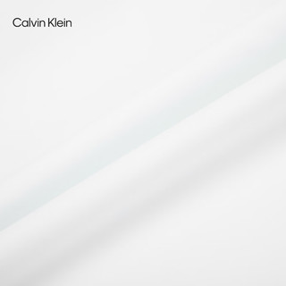 Calvin Klein Jeans24秋季新款女士ck纯棉通勤布标宽松职场白色衬衫J224436 YAF-月光白 XS