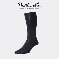 PANTHERELLA埃及丝光棉袜子男透气吸汗商务休闲西装夏中筒袜英国5614 午夜蓝 Navy 英式 M (41-44) : 鞋码适合43-44