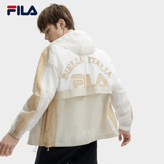 FILA 斐乐防晒衣外套男2024夏季连帽上衣 180/100A/XL