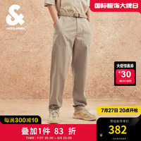 杰克·琼斯（JACK&JONES）夏季新款锥形男裤多口袋纯色简约柔软舒适休闲裤长裤男224314049 E11 卡其色 E11 卡其色 1