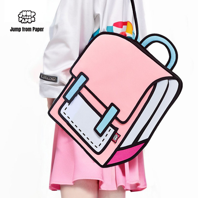 Jump From Paper 扩展宇宙包二次元2d漫画书包双肩包背包