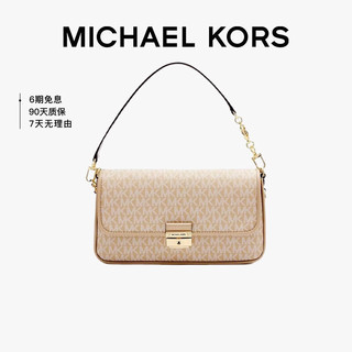 移动端、京东百亿补贴：MICHAEL KORS 迈克·科尔斯 MK女包 Bradshaw系列驼色老花小号单肩包斜挎包 30S1G2BL1B CAMEL