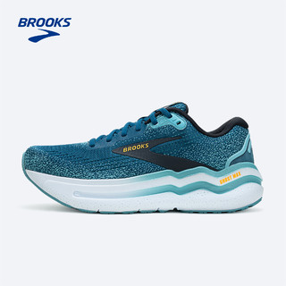 BROOKS 布鲁克斯 Ghost幽灵Max 2 男子减震厚底跑鞋 1104311D085 黑色/黑色/乌木色 宽楦 38.5