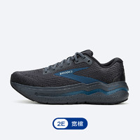 BROOKS 布鲁克斯 Ghost幽灵Max 2 男子减震厚底跑鞋 1104311D085 乌木色/彩青/蔚蓝色 宽楦 40.5