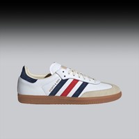 adidas ORIGINALS Samba OG Sporty & Rich联名款 中性运动板鞋 IH8338 白/学院红 48.5