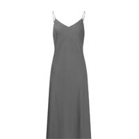 URBAN REVIVO 女士时尚气质垂感显瘦吊带V领连衣裙 UWM740006